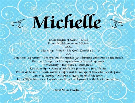 Michelle: Name Meaning, Origin, Popularity